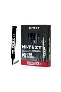 HiText Hı-text 830 Pc 12 Adet Permanent Marker Kalem-siyah