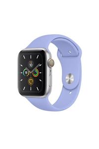 Cimricik Apple Watch Kordon 2 3 4 5 6 Se Seri 38 Mm Ve 40 Mm Silikon Kordon Kayış - Lila