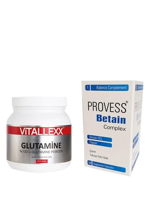 Provess Vitallex Glutamine 315 + Provess Betaine
