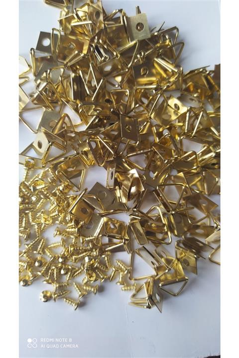 ESKOM Vidalı Kare Üçgen Ayna Çerçeve Askı Aparatı Vidalı 40li.