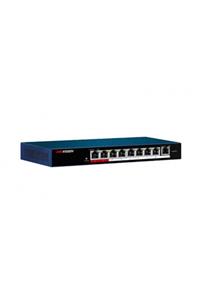 Hikvision Hıkvısıon Ds-3e0109p-e/m 9port 10/100, 9x Poe 58w, Yönetilemez Switch