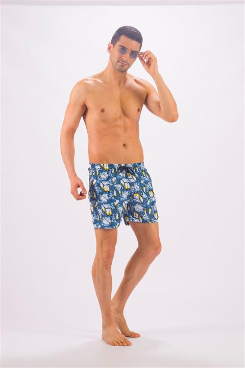 Howin 12507 Desenli Erkek Deniz Şortu