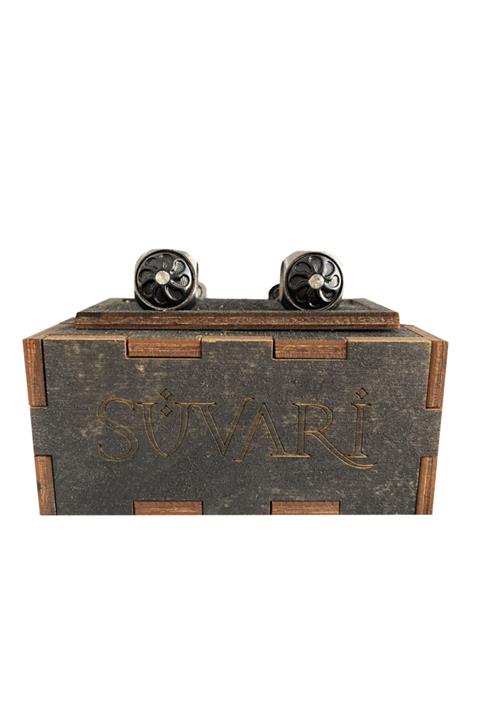 SÜVARİ Özel Ahşap Kutulu Kol Düğmesi