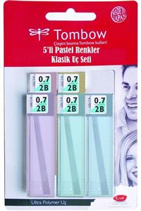 Tombow 0,7mm 2b Pastel Renkler 5'li Tüp Uç (min) Seti