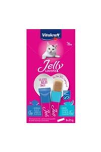 Vitakraft Jelly Lovers Jöle Içerisinde Somon Ve Pisi Balıklı Kedi Ödülü 6x15 Gr