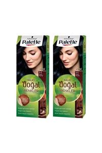 PALETTE NATURAL COLORS Kalıcı Doğal Renkler 1-1 Gece Mavisi X 2 Adet