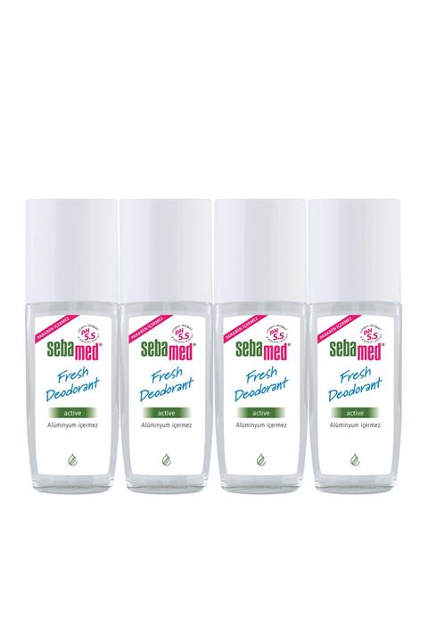 Sebamed Active Deodorant 75 ml x 4 41030409057584