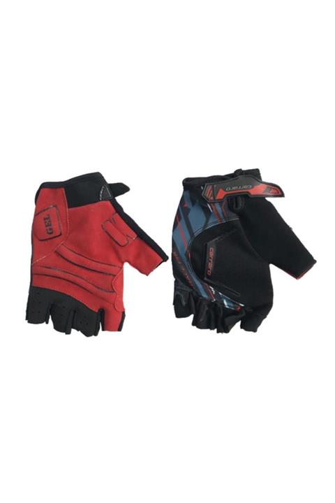 Carraro Kırmızı  Kısa Parmak Jelli Eldiven Cro-008 M Beden