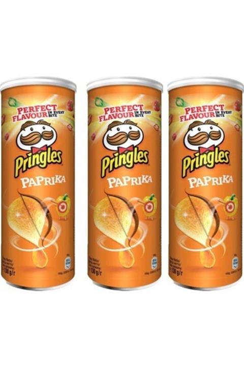 Pringles Paprika 165 Gr 3 Adet