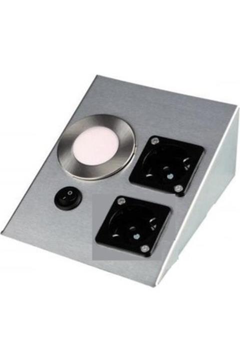 Cata Ct 5110 1 W Spot + 2 Priz + Anahtar Tezgah Altı Priz Aydınlatma Armatür 6400k