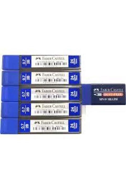 Faber Castell 5 Adet 0.7 Kalem Ucu ve 1 Adet Sınav Silgisi