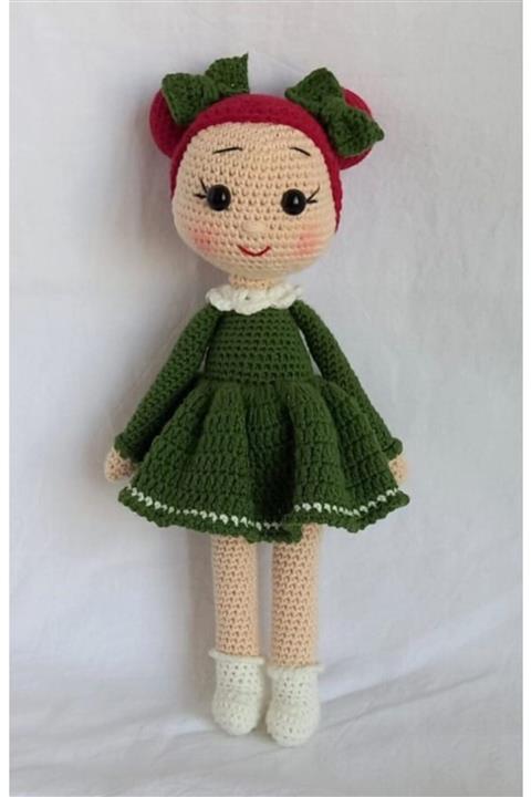 TOYSCİTY Yeşil Şirin Bebek Organik Oyuncak