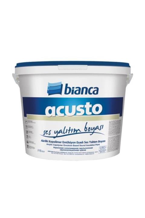 Bianca Acusto Ses Yalıtım Boyası 15lt Beyaz