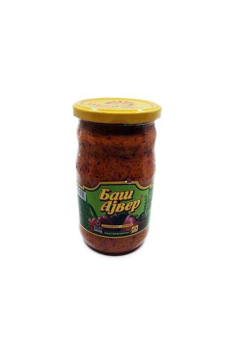 Bas Ajvar Acısız Ajvar Sos 660 Gr