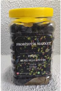 probiyotikmarket Kuru Sele Sofralık Gemlik Siyah Zeytin 1 Kg