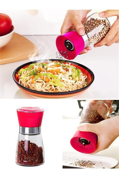 Bay Home 2 Adet Seramik Bıçaklı Tuz Karabiber Baharat Değirmeni Dğrm-cm