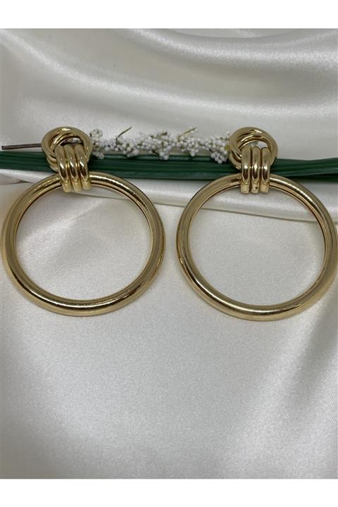 ROSATAKI Altın Kaplama Küpe