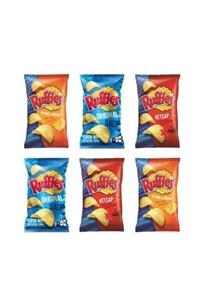 Ruffles Ketçap-peynir,soğan-sade Karışık Grup Cips 98 Gr X 6 Ad