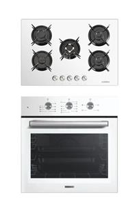 Luxell 2'li Ankastre Set (B66-sf2 Mt Pop-up Beyaz Fırın- Lx-50 Tahdf Beyaz Ocak)