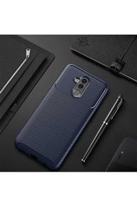 Huawei Mate 20 Lite Kılıf Karbon Fiber Tasarımlı Dayanıklı Negro Model