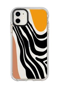 mooodcase Iphone 11 Modern Art Desenli Candy Bumper Silikonlu Telefon Kılıfı