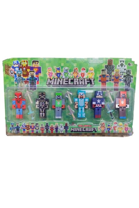 MINECRAFT Avengers Süper Kahramanlar 12'lifigür Seti
