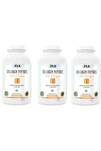 FLX Collagen Fish Peptides Glutatyon Biotin Tip 1-3 Balık Kollajen 300 Tablet X 3 Kutu