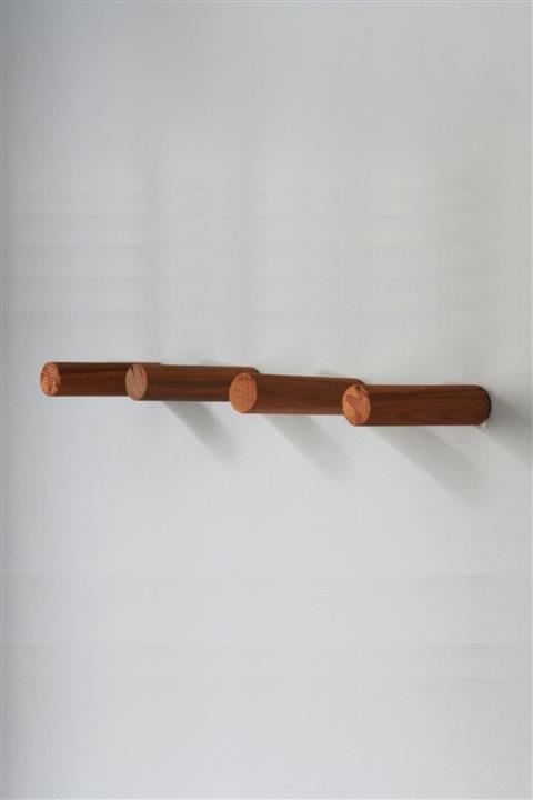 Alyones Akçaağaç Minimalist Duvar Kancası, Modern Askılık 4'lü