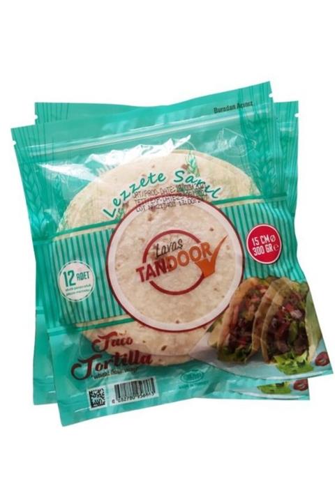 TANDOOR Tortilla Lavaş 15cm 300 gr 12 x 10'lu