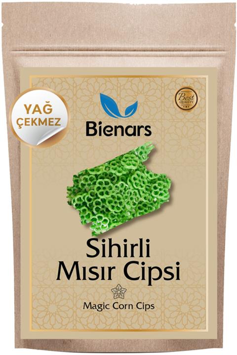 Bienars Sihirli Mısır Cipsi Yeşil Çiçek Yağda Büyüyen 500 g