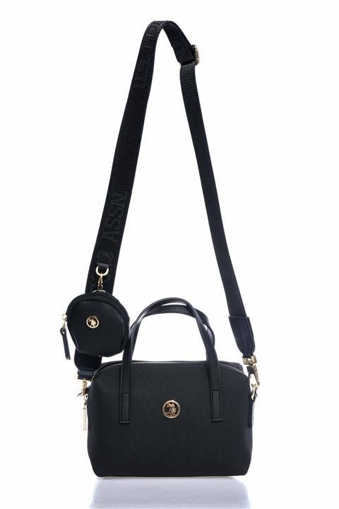 U.S. Polo Assn. Us8753 Siyah Düz Kadın Çapraz Çanta