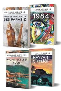 Venedik Yayınları George Orwell Seti 4 Kitap Hayvan Çiftliği 1984 Paris Ve Londra'da Beş Parasız Wigan Iskelesi