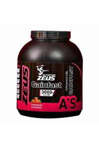 NUTRITION ZEUS Gainfast Çikolata Şase Whey 3000gr Shaker Ve 2 Adet Tek Kullanımlık Whey Protein