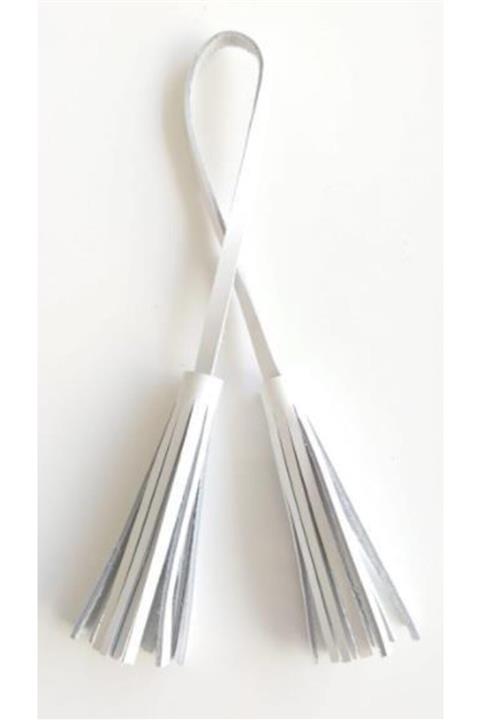 angel çanta aksesuar Beyaz Hakiki Deri İkili Düz Püskül