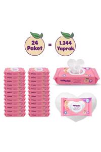 Canbebe Islak Havlu Temel Bakım 56lı X 24 Adet (1344 Yaprak)