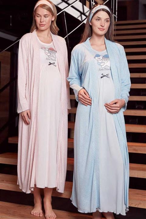 Haluk Bayram Hamile Baha Lohusa Emzirme Gecelik Sabahlık