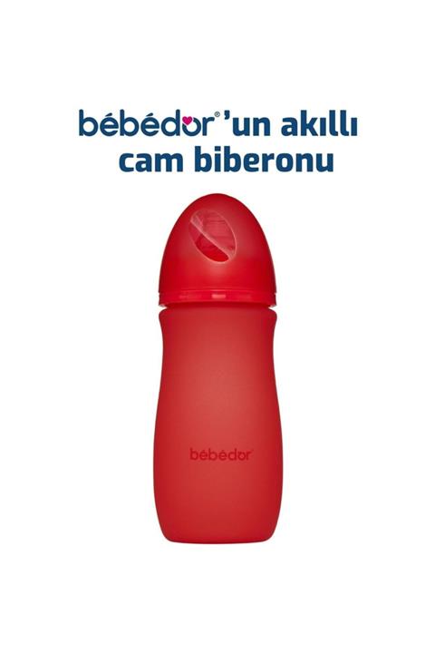 Bebedor Isıya Duyarlı Renk Değiştiren Cam Biberon 260 Ml