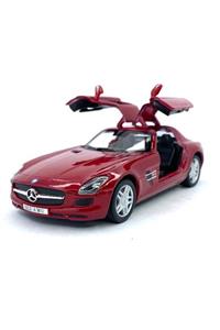 Kinsmart Mercedes - Benz Sls Amg - Çek Bırak 5inch. Lisanslı Model Araba, Oyuncak Araba 1:36