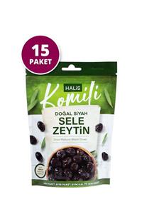 Komili Doğal Siyah Sele Zeytin 15 X 170g