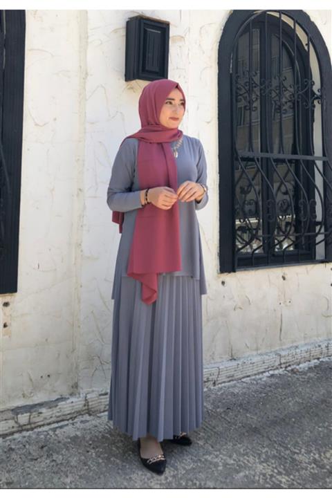 Livanur Gümüş Etekli Takım