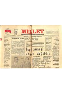 Gökçe Koleksiyon Millet Gazetesi 21 Ocak 1976  Marmara Tütün Piyasası Şubat'ta Açılacak