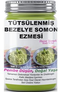 SPANA Ev Yapımı Katkısız Tütsülenmiş Bezelye Somon Ezmesi 330gr