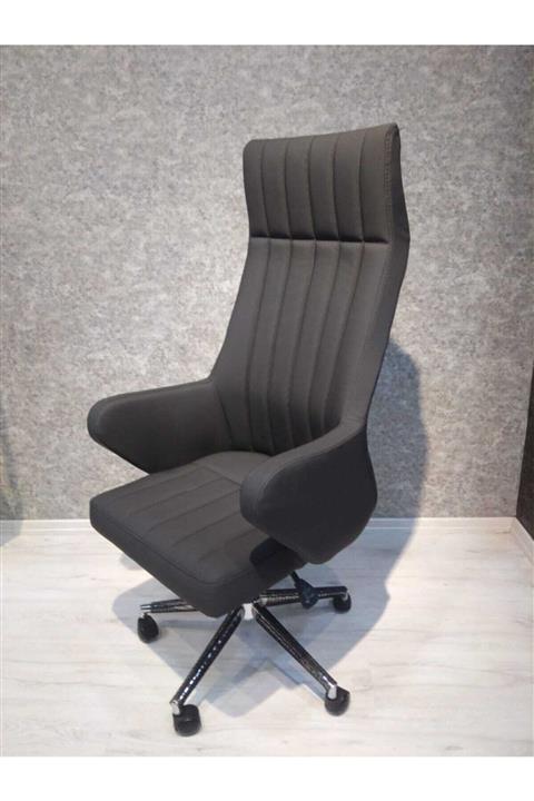 OSMANLI OFİS MOBİLYALARI Candy Müdür / Makam / Yönetici Koltuğu Krom