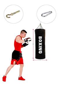 Spor Byfit 80 Cm X 30 Cm Hazır Dolu Boks Kum Torbası + Tavan Askı Kancası