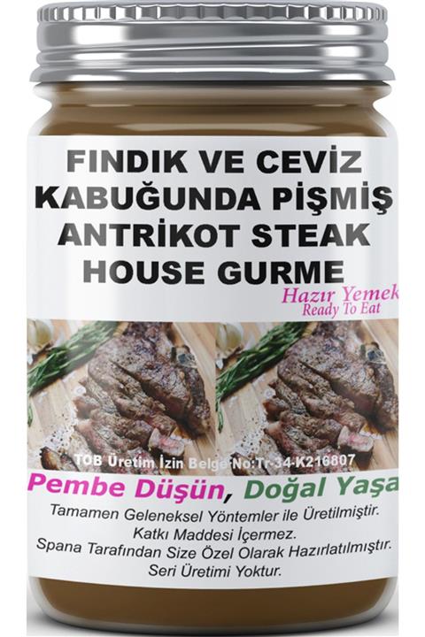 SPANA Fındık Ve Ceviz Kabuğunda Pişmiş Antrikot Steak House Gurme Ev Yapımı Katkısız 330gr