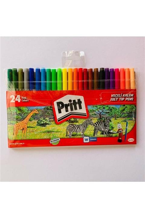 Pritt Keçeli Kalem 24'lü 1. Sınıf Kalite \