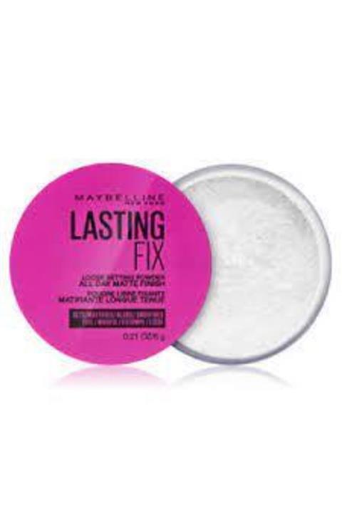 Maybelline New York Transparan Beyaz Saydam Şeffaf Pudra/sabitleyici Mükemmelleştirici Kalıcılık-01