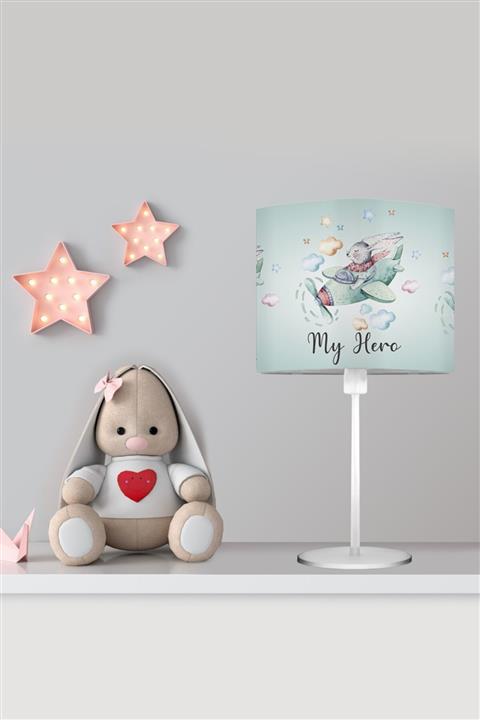 Homamia Başucu Abajur Uçaklı Tavşan