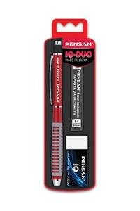 Pensan Iq-duo 0.7 Mm Versatil Kalem+silgi+min Kırmızı