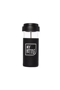 my bootle My Bottle Deri Kılıflı Isıya Dayanıklı Cam French Press 450 Ml